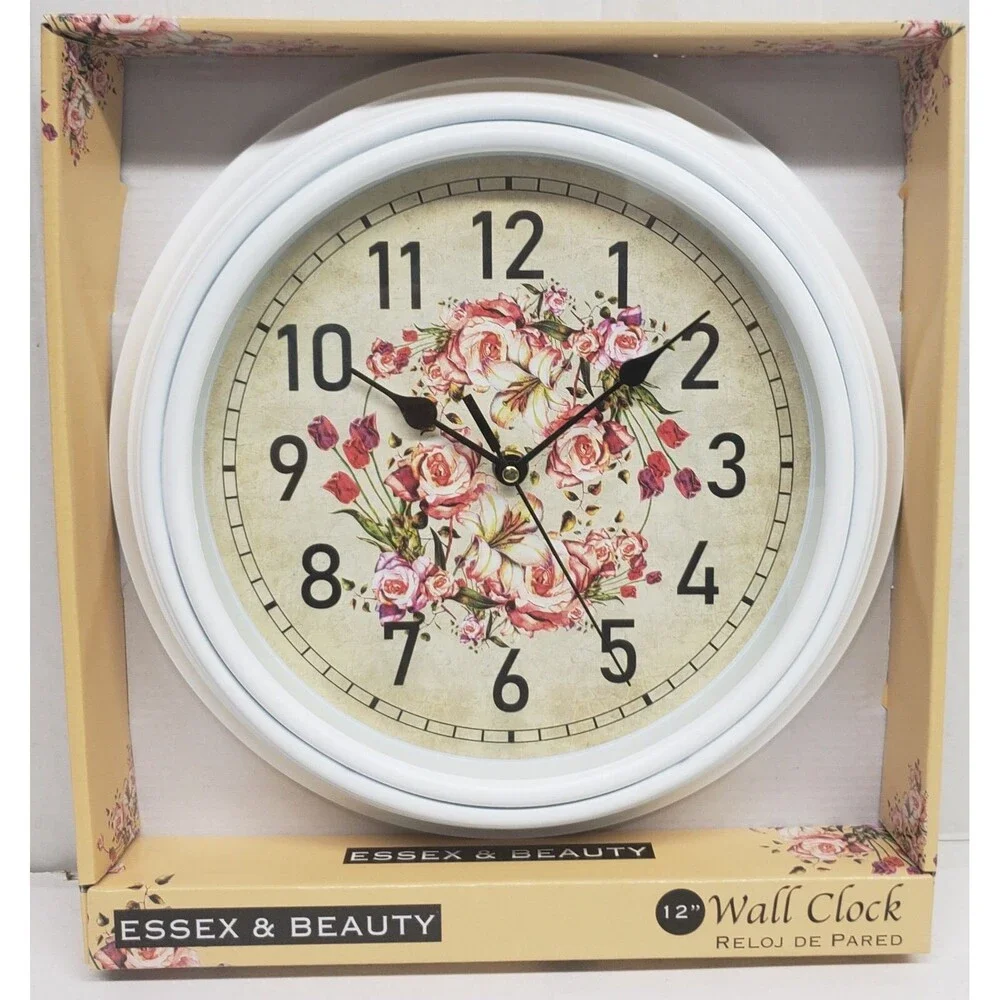 Kitchen Plastic Decorative Wall Clock, 12